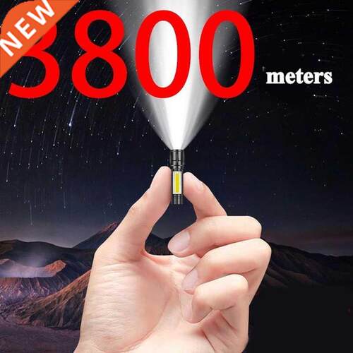 Rechargeable Led Flashlight Super Bright Mini Work Light  M