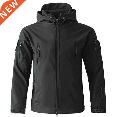Mens Tactical Jacket Hiking Jackets Shark Skin Soft Shell Cl