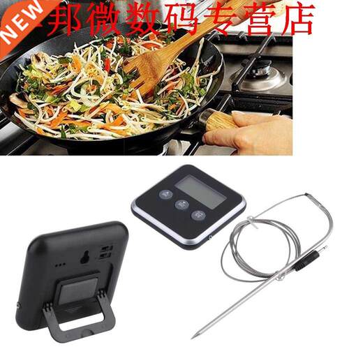 Display C/F Voedsel Thermometer Probe Timer Meter Koken BBQ