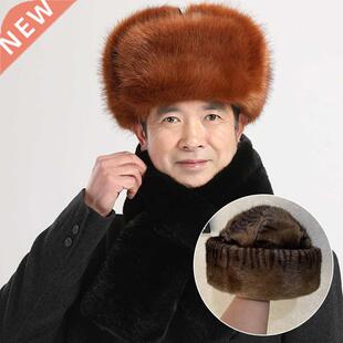 2022 New Women Men Fur Bomber Hats Winter Russian Ushanka Wi