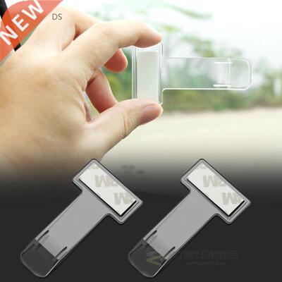 2pcs new car Parking Ticket Holder Clip Sticker For Peugeot