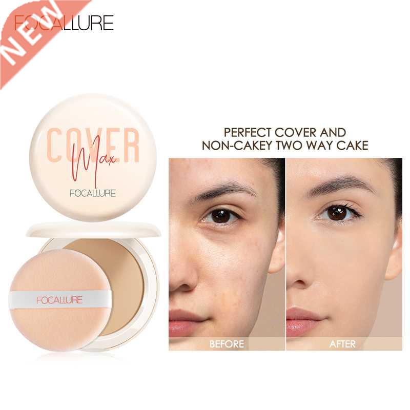 FOCALLURE Wet And Dry Pressed Powder Oil Control Waterproof