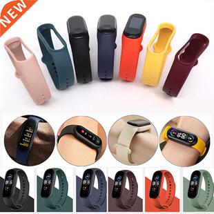 Strap For Mi band 6 5 4 Bracelet Miband7 miband6 miband5 Sil