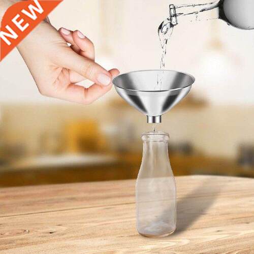 Stainless Steel Funnel Kitchen Funnel With Brushes Or