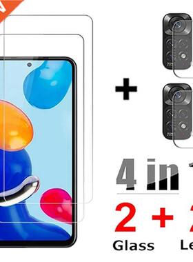 4in1 Tempered Glass For Xiaomi Redmi Note 11 Global Screen P