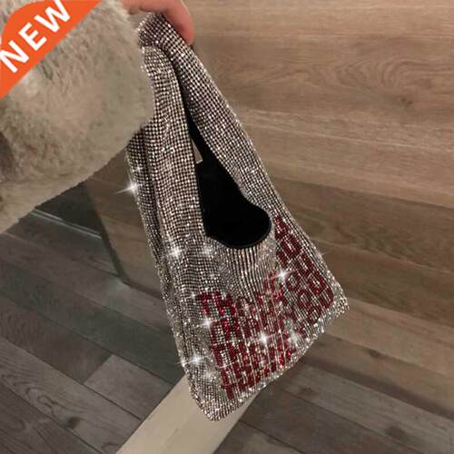 luxury handbag 2022 new design fashion Shiny diamond letters