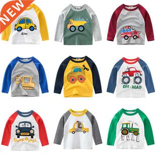 2022 New Boys Autumn ops T shirts Baby Boys Shirts Kids Cart