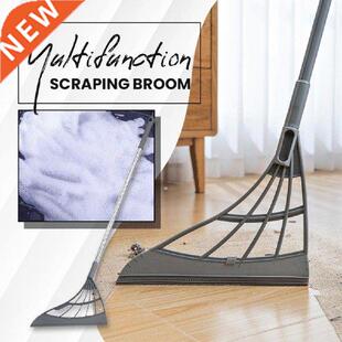 New 1 Set Wiper Broom Non-stick Removable Silicone Pet Hair