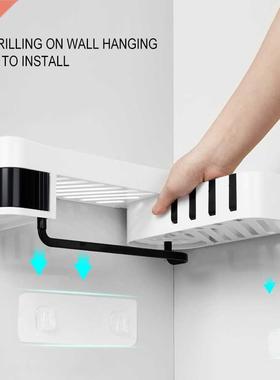 coin douche étagère salle de bains shampooing