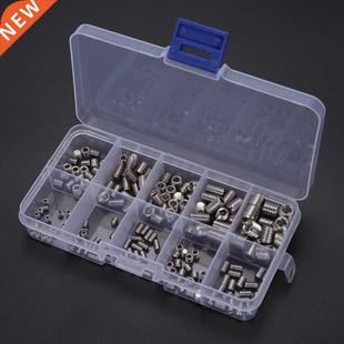 200pcs Grub Screws Assortment Kit Hex Socket Screw Set M/M4