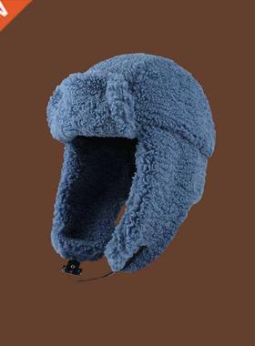 2021 Fashion Women Bomber Hat Pilot Trooper Cap Mens Faux Ca