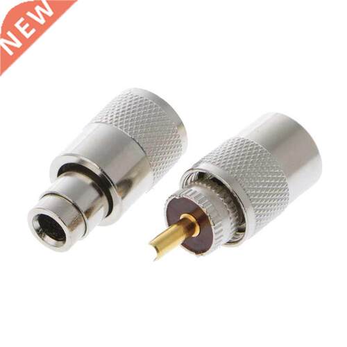 10 Pcs UHF PL-259 Male Solder RF Connector Plugs With