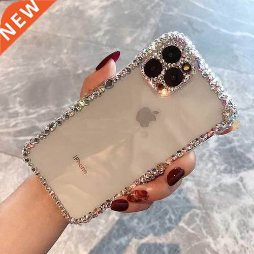 Bling Rhinestone Diamond Case for Iphone 11 12 13 Pro Max X