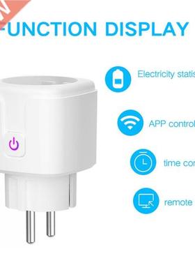 Tuya Wifi Intelligent Socket Remote Control WiFi Plug Wirele