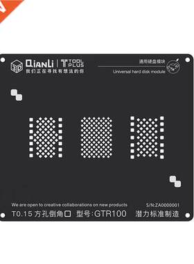 3D Black Steel BGA Stencil for iPhone 6/7/8 HDD NAND Hard Di