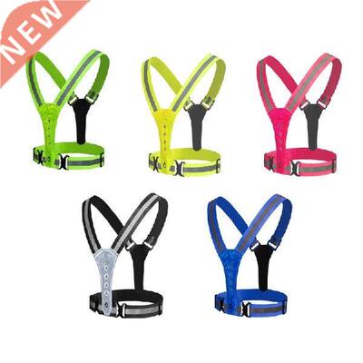 T4MF High Visibility Vest with LED Reflective Stripes , LED