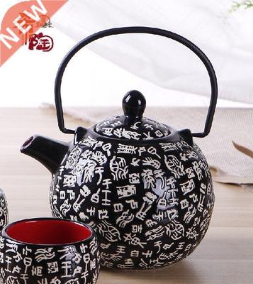 Japanese style ceramic kung fu teapot wedding supplies