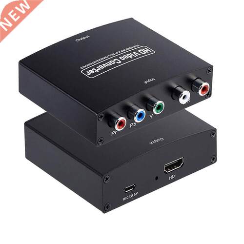 1080P YPbPr R/L to HDMI Compatible Converter Video Audio Ada