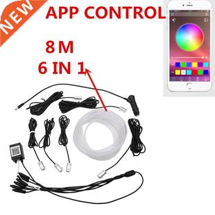 RGB LED Strips Ambient Light APP Bluetooth Control for Car I