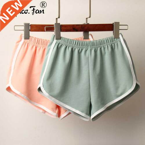 Sports Shorts Women Summer 2021 New Candy Color Anti Emptied