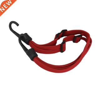 Red Adjustable Motorcycle Bike Cargo Luggage Helmet Holder R