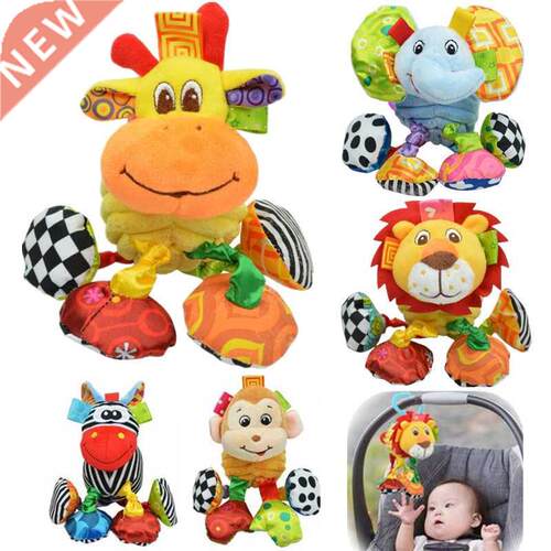 0-12 Month Infant Baby Rattles Mobiles Toys Spiral Bed Strol