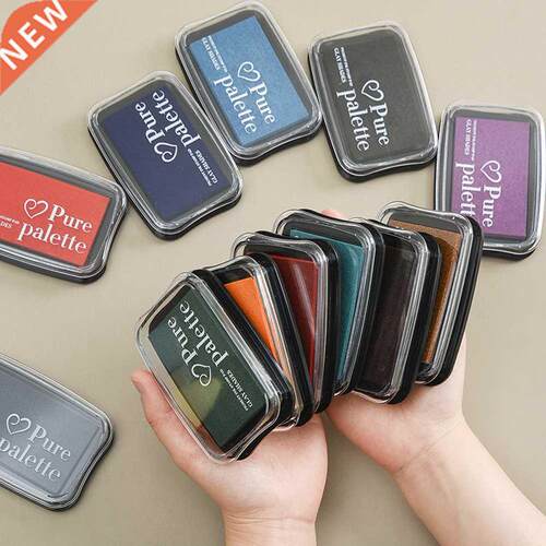 12 Colors Lrge Size Vintge Inkpd for Stmp DIY Crfts Scr