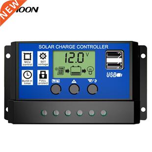 KKmoon Solar Controller 12V 24V 30A 20A 10A Solar Regulator