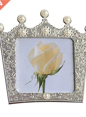Crown Metal Table Picture Frame Photo Display for Tabletop