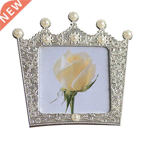 Crown Metal Table Picture Frame Photo Display for Tabletop