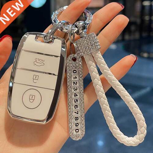 Leathe oe No. late Ca Key Case ve fo Kia K2 io Soen
