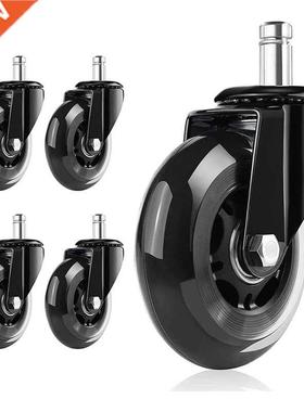 5Pcs Offce Char Casters, Sutable For All Floorng - Repla