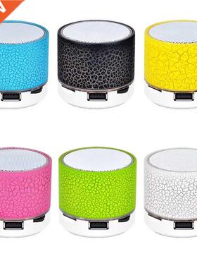 Bluetooth Speaker Mini Wireless Loudspeaker Crack LED TF Car