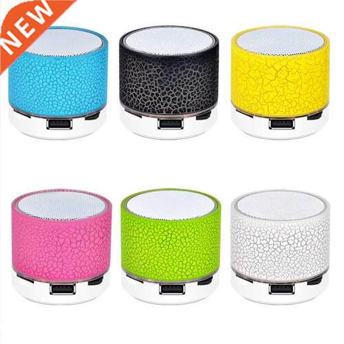Bluetooth Speaker Mini Wireless Loudspeaker Crack LED TF Car