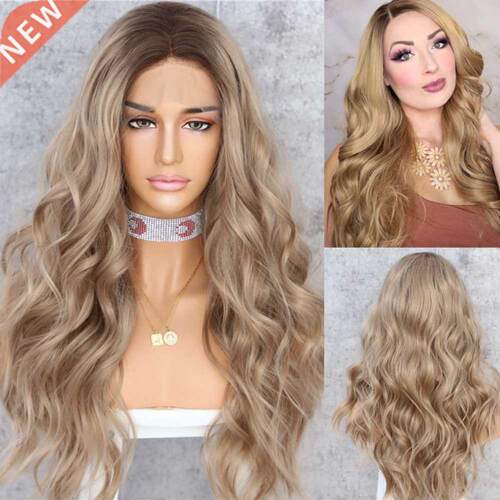 BeautyTown Synthetic Lace Front Daily Wigs #8 Ombre Brown Bi