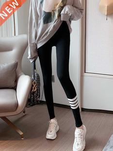 Grey Leggings Winter And Autumn Women' Elastic Pants
