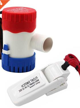 Bilge Pump DC 12v/24v 350-1100GPH Electric Water Pump for Bo