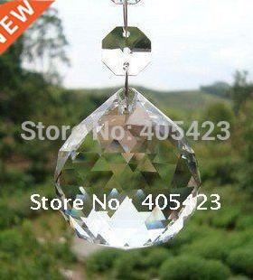 AAA grade 40mm white crystal ball pendant for curtain