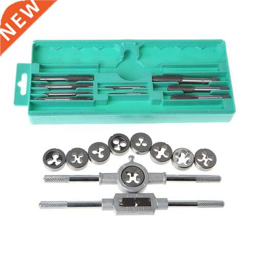 20 Pcs Tap Die Set Metric Hand Threading Tool Tungsten Carbi