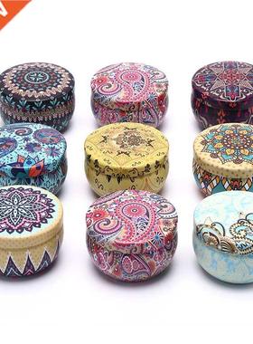 Retro Floral Tin Can Lovely Mini Gift Jewelry Tin Box Cookie