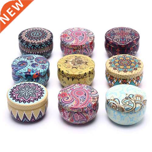 Retro Floral Tin Can Lovely Mini Gift Jewelry Tin Box Cookie
