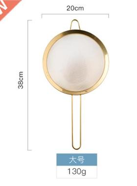 Stainless Steel Fine Mesh Oil Strainer Golden Flour Sifter S