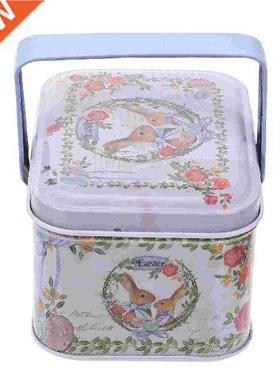 Creative Easter Snack Holder Tinplate Candy Container