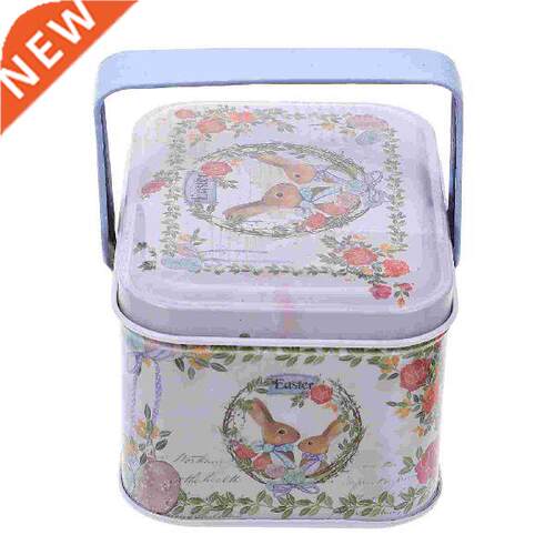 Creative Easter Snack Holder Tinplate Candy Container