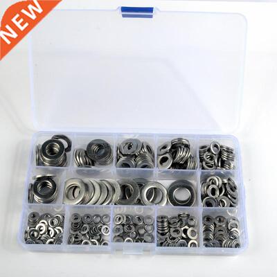 395Pcs Box-packed A2-70 Copper Alloy O-type Gasket Sealed Wa