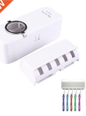 2pcs/Lset Holder Automatic Toothpaste Dispenser Auto