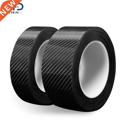 3/5M Black Anti Slip Tape Carbon Fiber Car Sticker Safety N