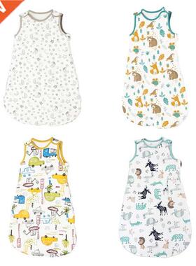 Newborn Zipper Sleepsack Wrap Baby Short Sleeve Cotton Sleep