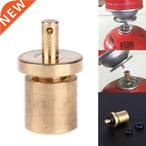 Outdoor Camping Hiking Portable Brass Stove Refill Adaptor