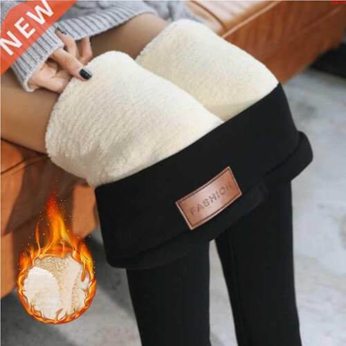 Women Leggings Winter Thick Velvet Cashmere High Waist Pants